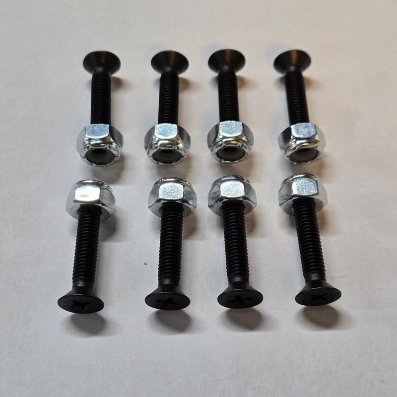 Skateboard Mounting Hardware Bolts (PICK SIZE) 1 – 1/2″