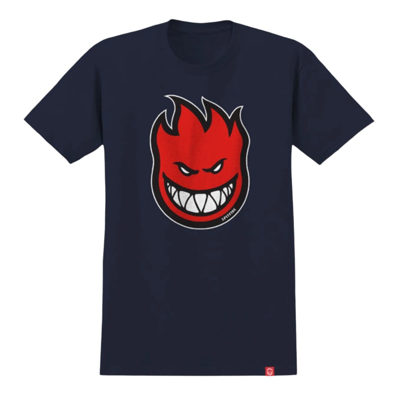 Spitfire Bighead Fill T Shirt Navy/Red S