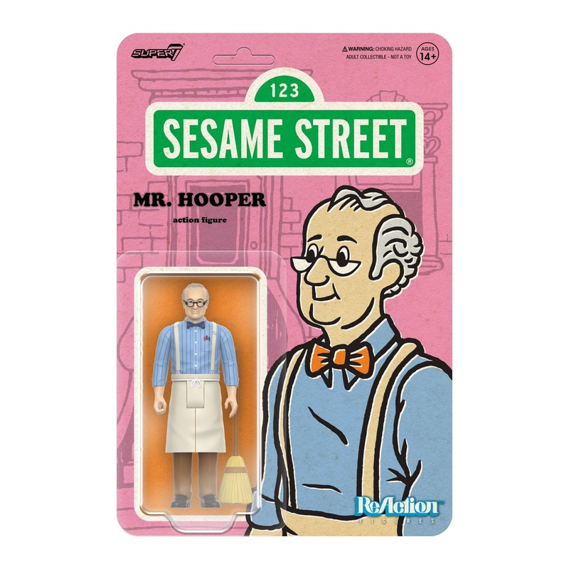 Super7 x SESAME STREET – MR. HOOPER ReAction Figure
