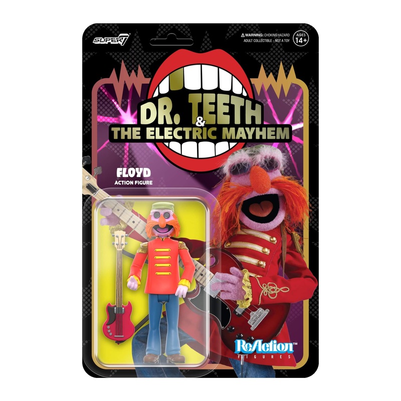 Super7 x The Muppets – Electric Mayhem Band – Floyd ReAction Figure