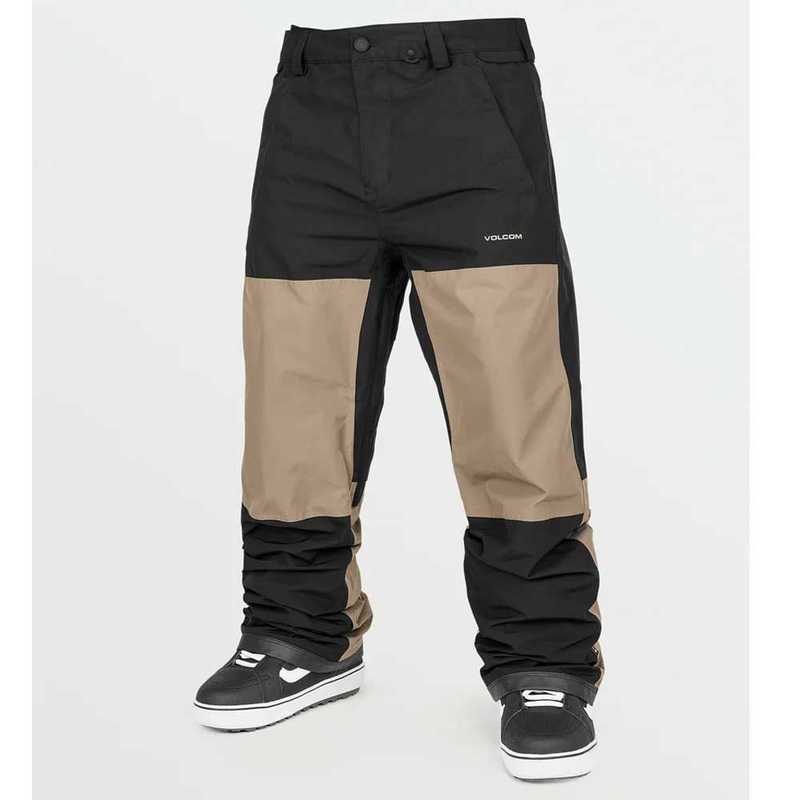 Volcom Men’s Dua Gore-Tex Snow Pants Small Chestnut Brown