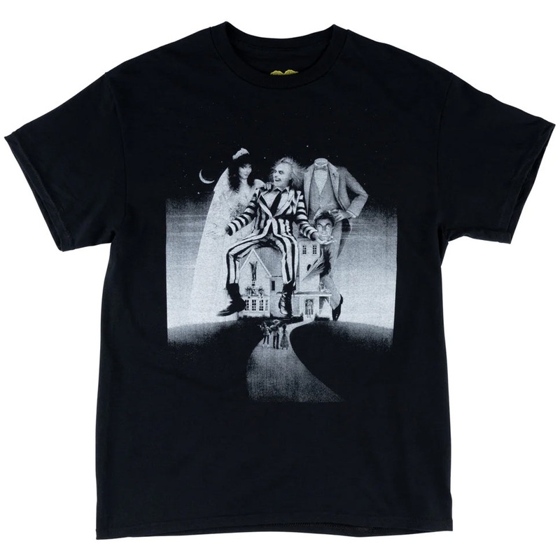 Welcome Skateboards Beetlejuice Showtime T Shirt Black Medium