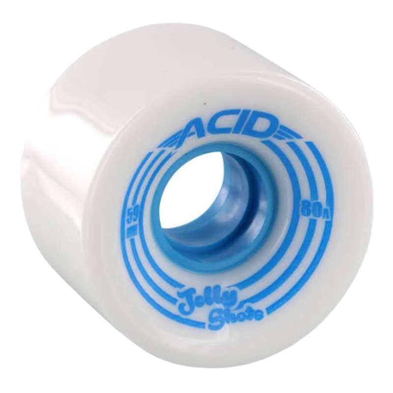 Acid Chemical Wheels Jelly Shots White Skateboard Wheels 59mm 80a 59mm