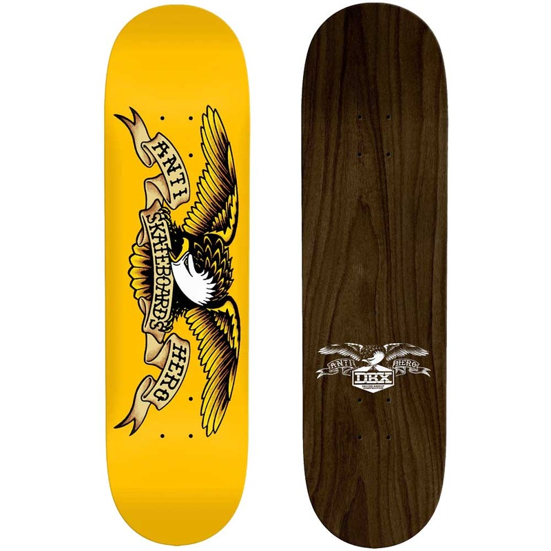 Anti Hero DBX Eagle Yellow Skateboard Deck 8.25″ Deck Only 8.25