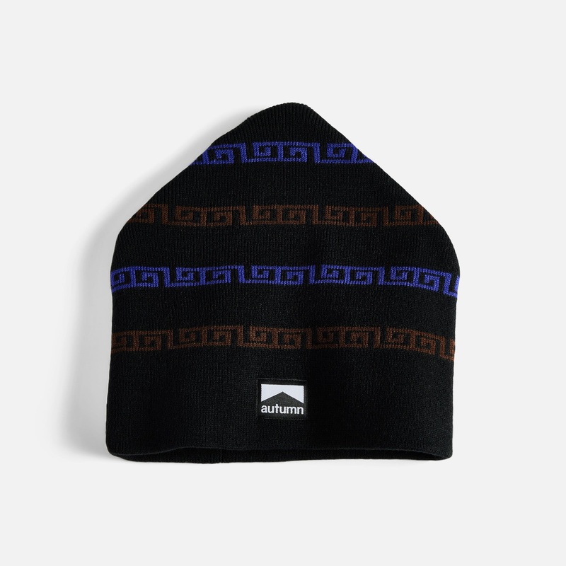 Autumn Pops Toque Beanie Black