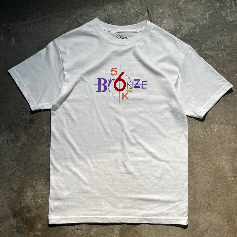 Bronze 56k – Scope Tee – White Medium