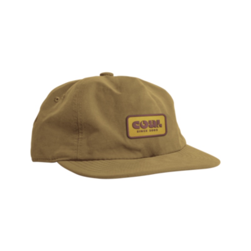 Coal Hardin 5 Panel Cap Light Brown