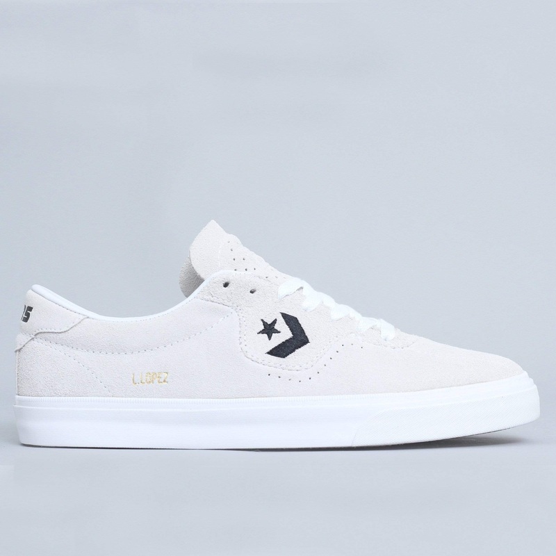 Converse Louie Lopez Pro Ox Shoes White / White / Black UK7