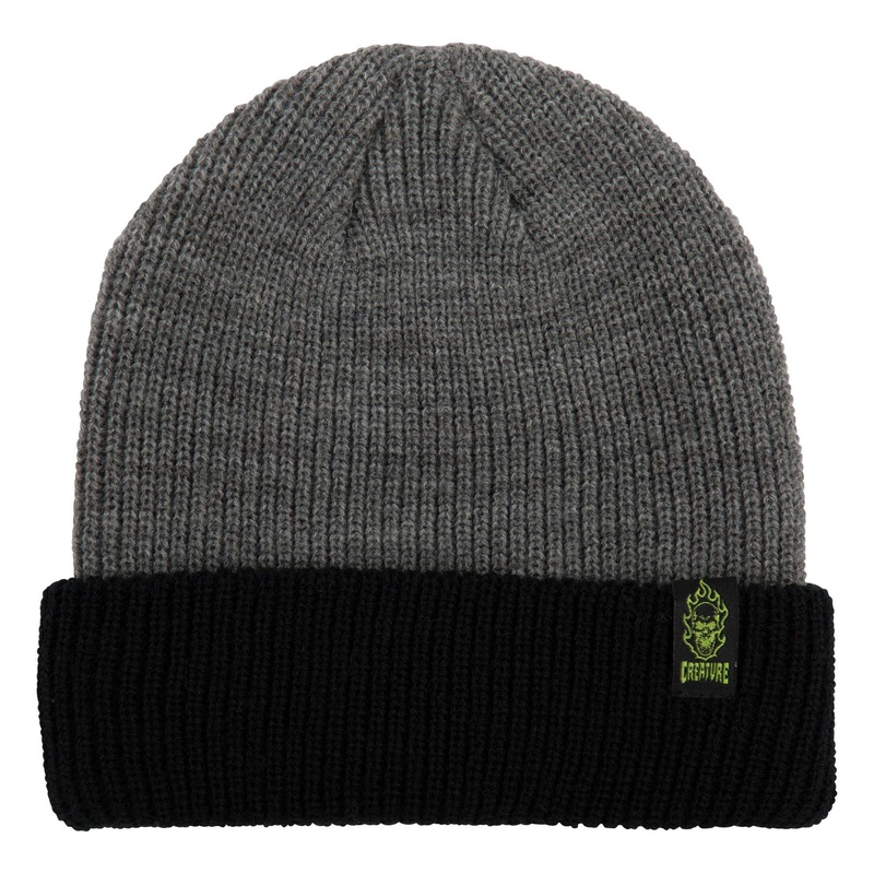 Creature Bonehead Label Beanie Black/Grey
