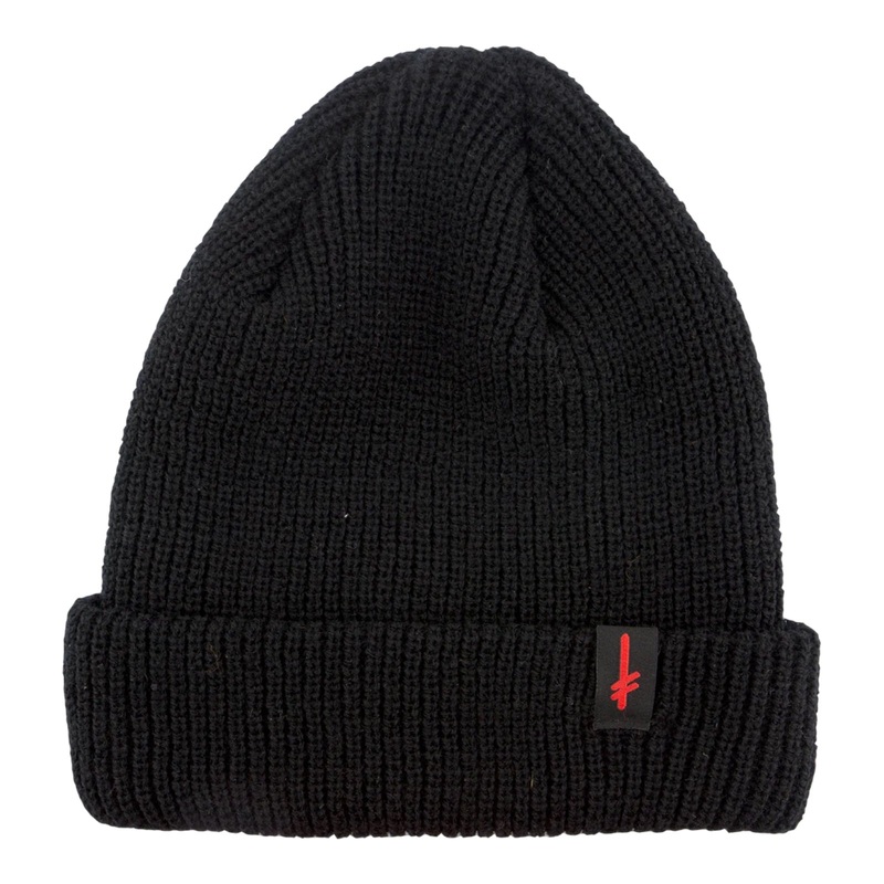 DEATHWISH GANG LOGO BEANIE BLACK OS Black