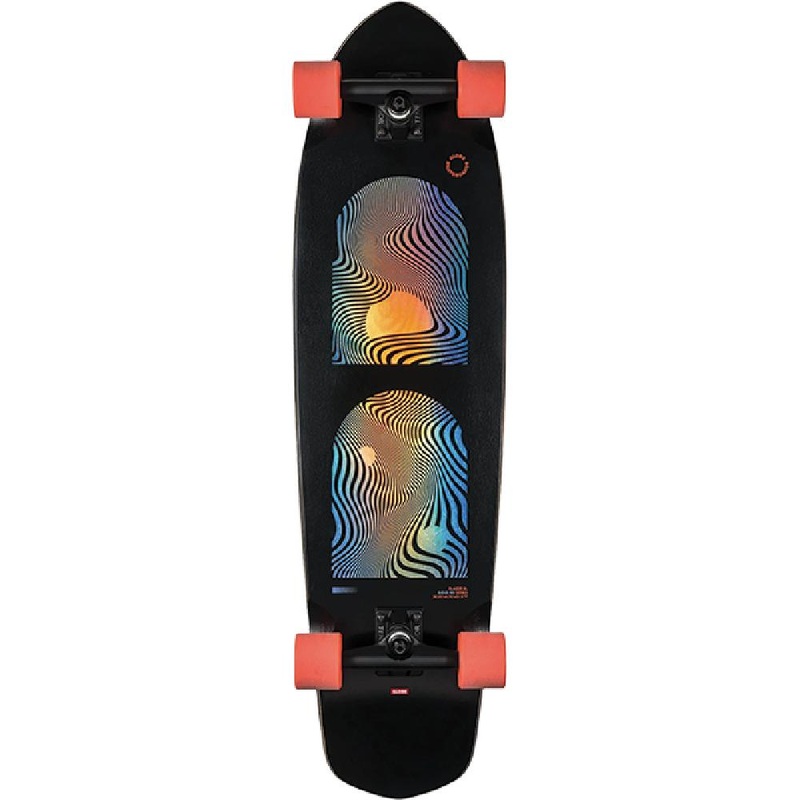 Globe Blazer XL Black/Orange 36.25″ Cruiser Longboard Complete
