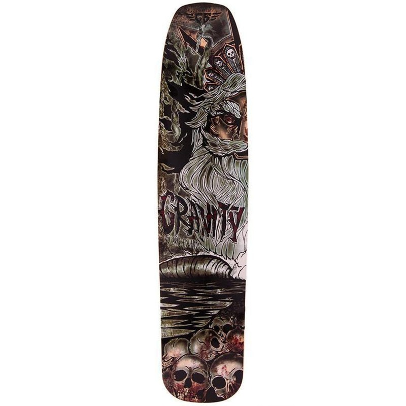 Gravity Pro Series 40″ Brad Edwards Skull Beach Longboard – Deck
