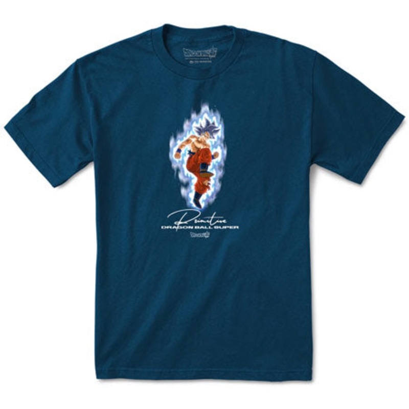 Primitive Skateboarding Instinct T Shirt Harbor Blue Extra Large