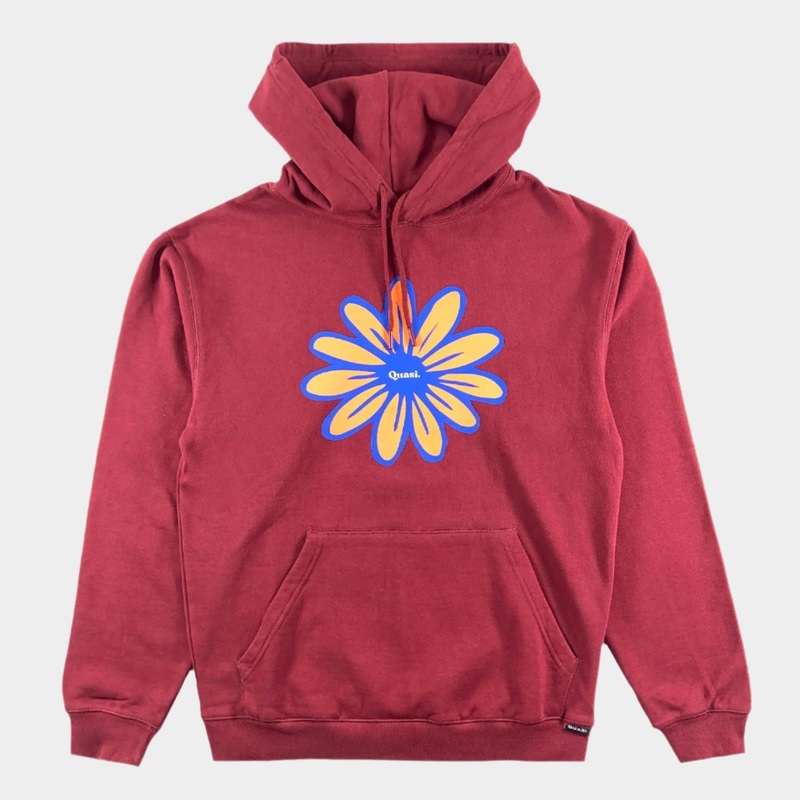 Quasi Bloomer Hooded Sweat – Burgundy S
