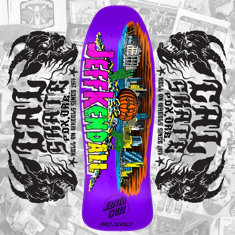 Santa Cruz Skateboards “Jeff Kendall – Pumkin” 10″ Deck PRE-ORDER