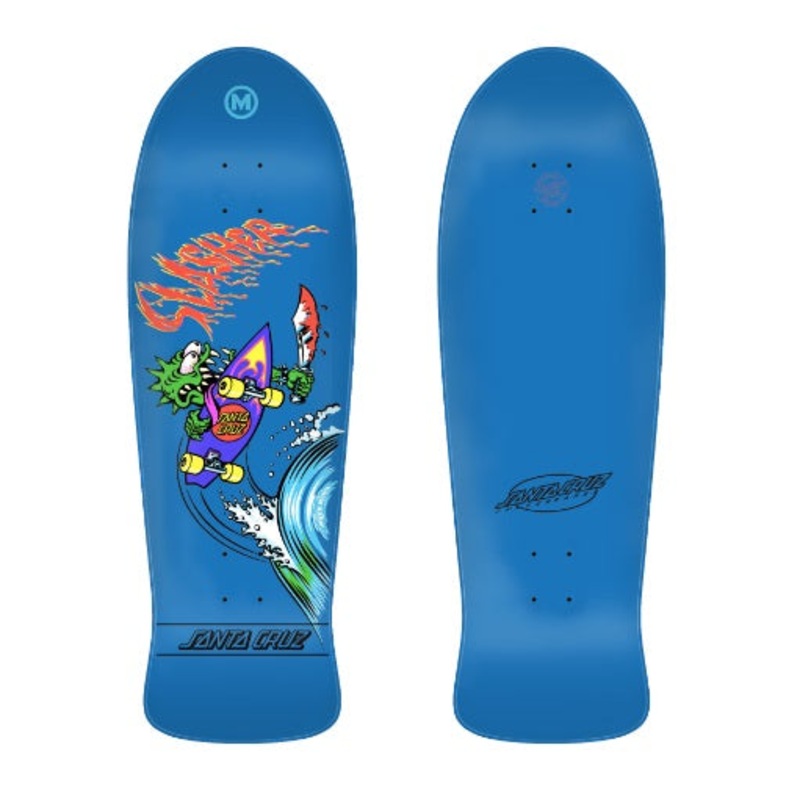 Santa Cruz Skateboards “Keith Meek- OG Slasher BLUE” 10.1″ Deck
