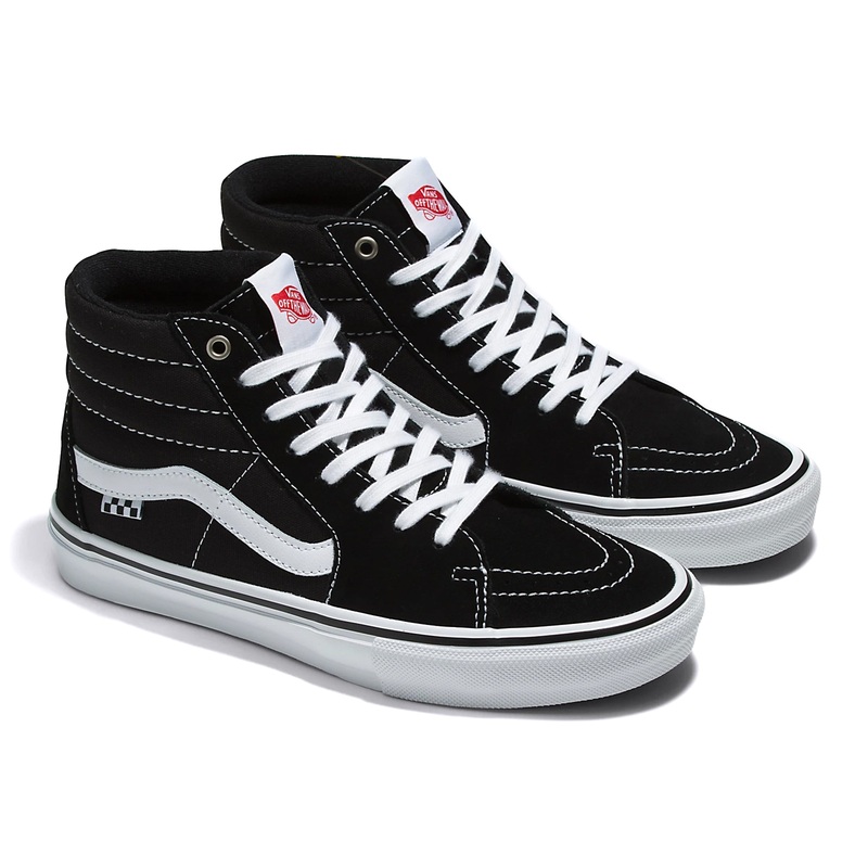 Skate Sk8-Hi (Black/White) 8M / 9.5W