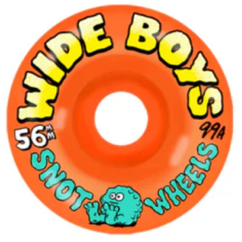 Snot Wide Boys Wheels Orange 56MM 99A 56mm