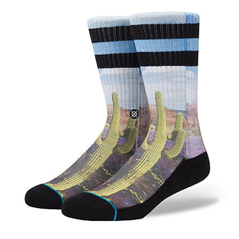 Stance Monument Crew Socks Blue Large