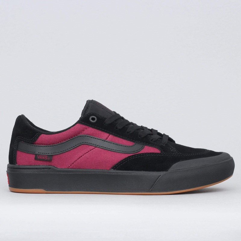 Vans Berle Pro Shoes (Punk) Black / Beet Red UK7