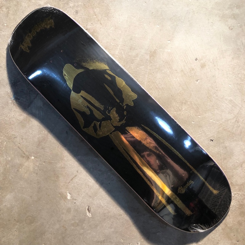 Welcome Skateboards – Ryan Townley Contemplation on Enenra Deck – 8.5″ Black / Gold Foil