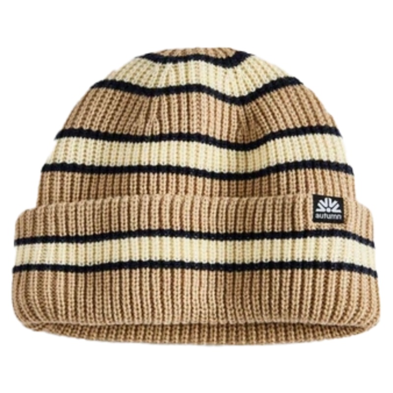 Autumn 2025 Simple Slacker Beanie Khaki