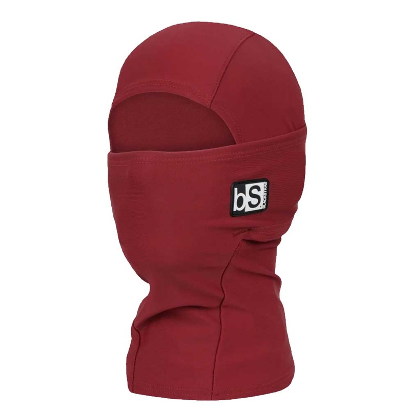 Blackstrap The Kids Hood Balaclava Facemask – Maroon Black