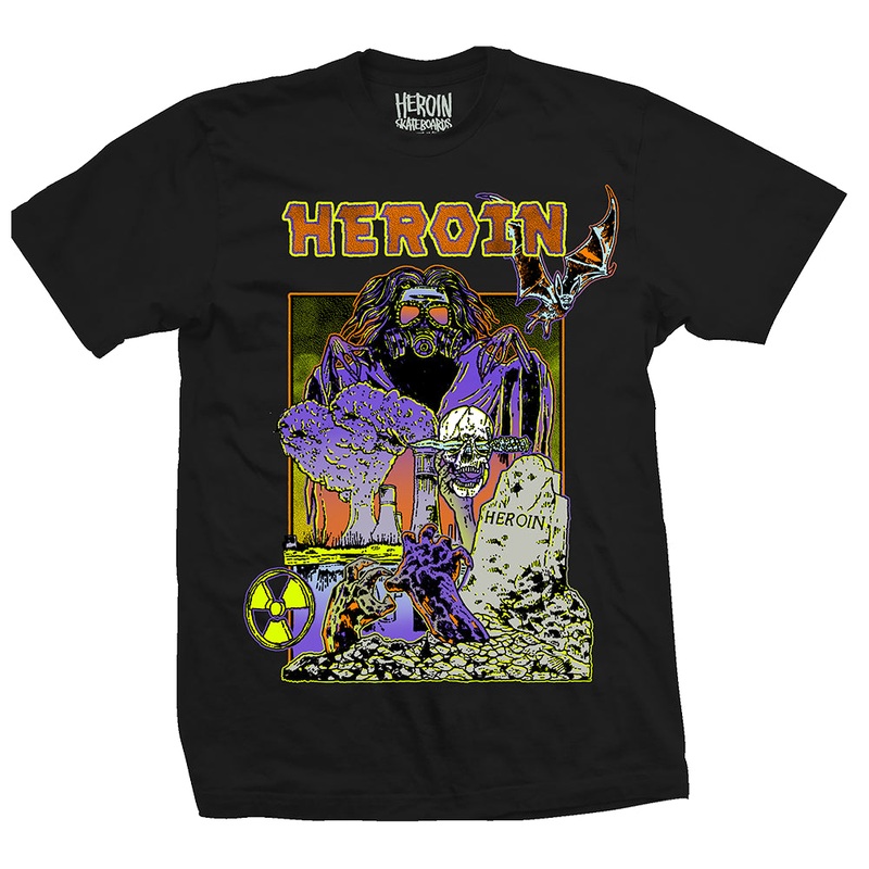 HEROIN “HELLSCAPE” T-SHIRT S