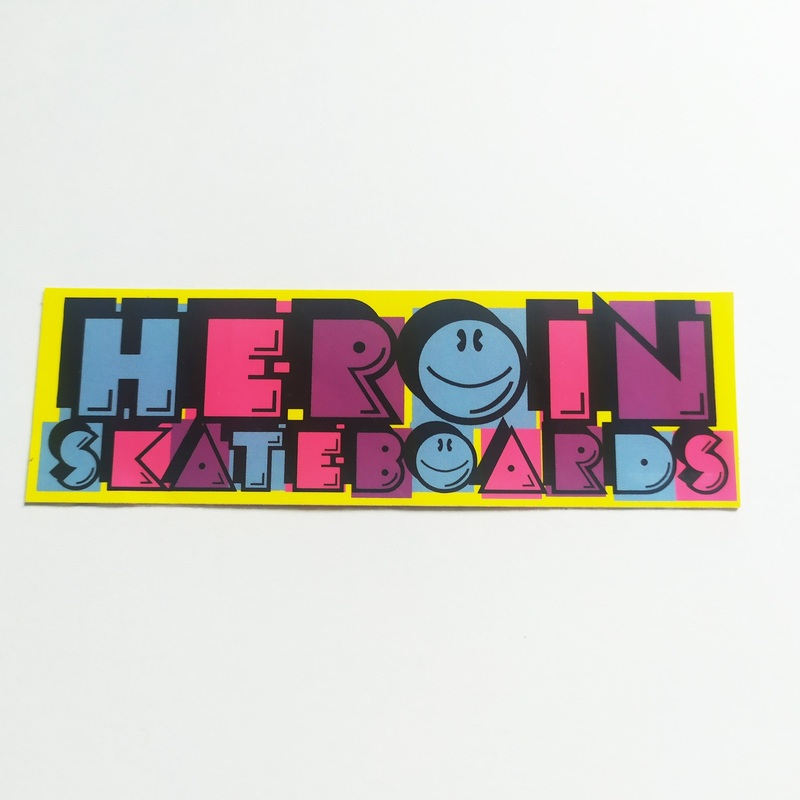 Heroin Skateboards Sticker