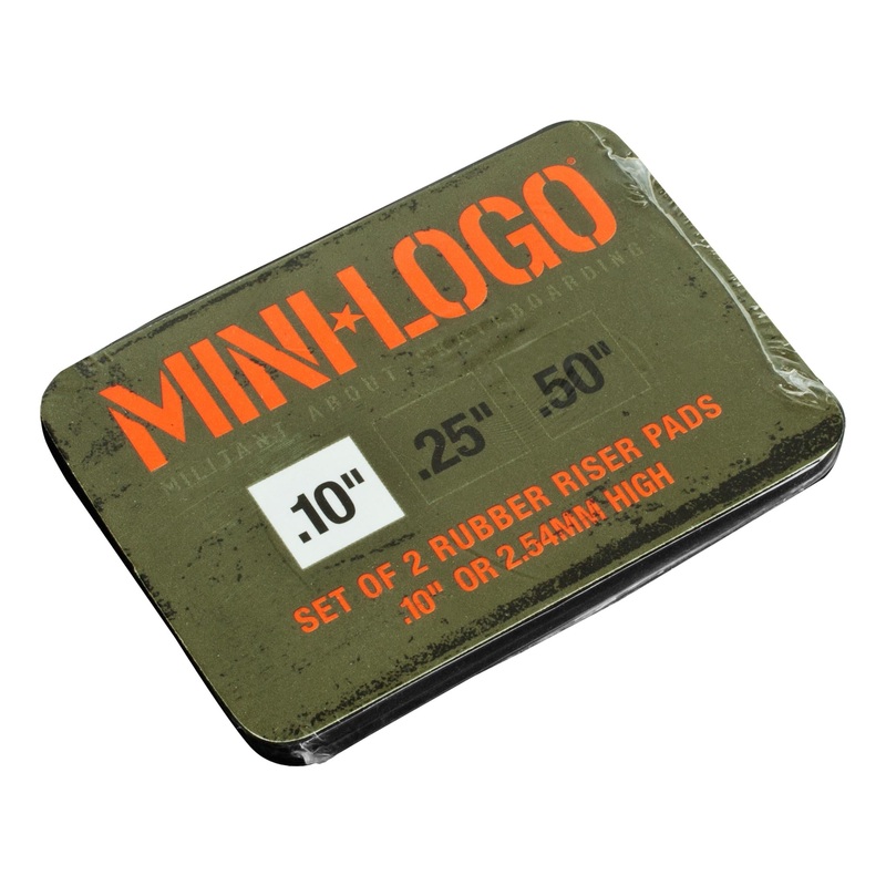 Mini Logo Rubber .10″ Riser Pads