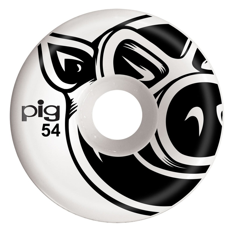 Pig 3D Conical Wheels Natural 54mm
