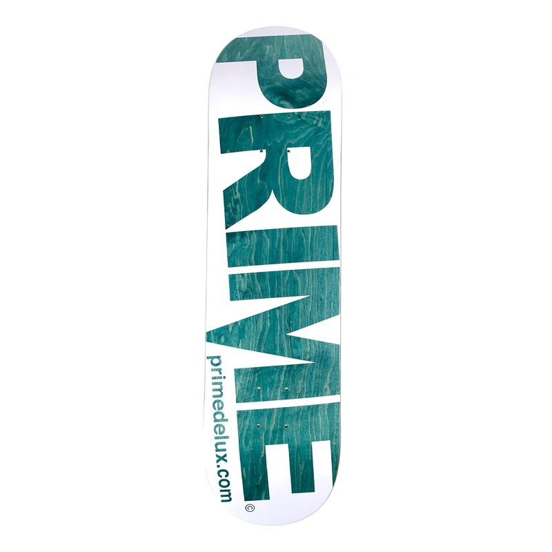 Prime Delux – 8.1″ – O.G Invert Deck – White / Teal