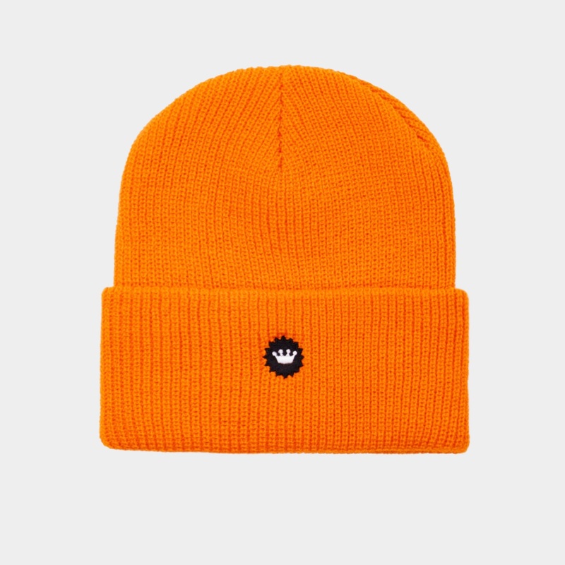 Prime Delux – Icon 2 ’90s Fold-Up Beanie – Orange