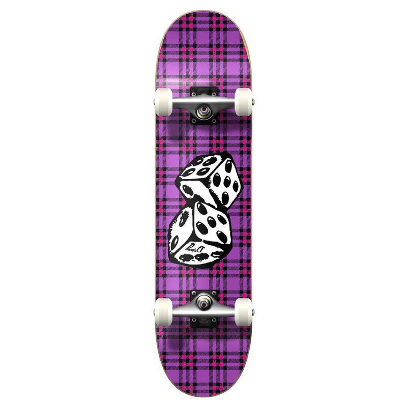 Punked Graphic Dice Complete Skateboard Complete