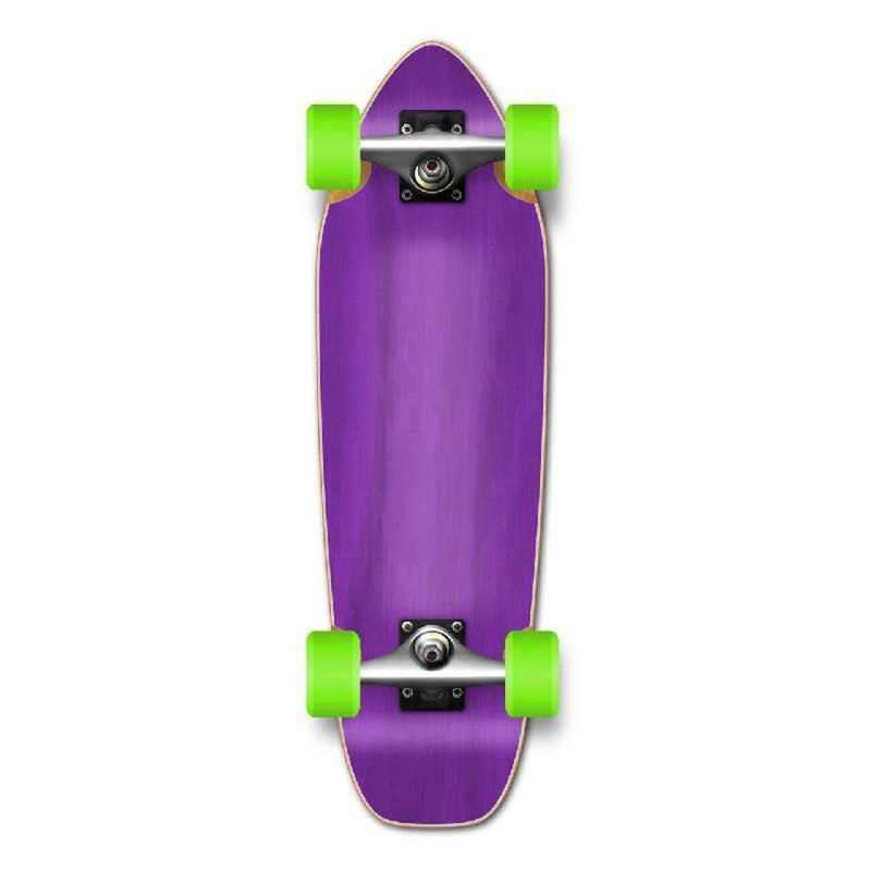 Punked Stained Purple 27″ Mini Cruiser Complete Complete