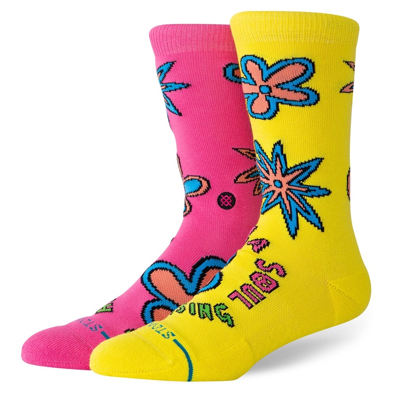 Stance De La Soul 3 Feet High Crew Socks Multicolor Large