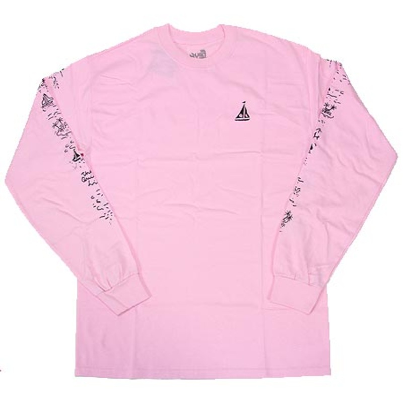 The Quiet Life Sail Long Sleeve T Shirt Pink Medium