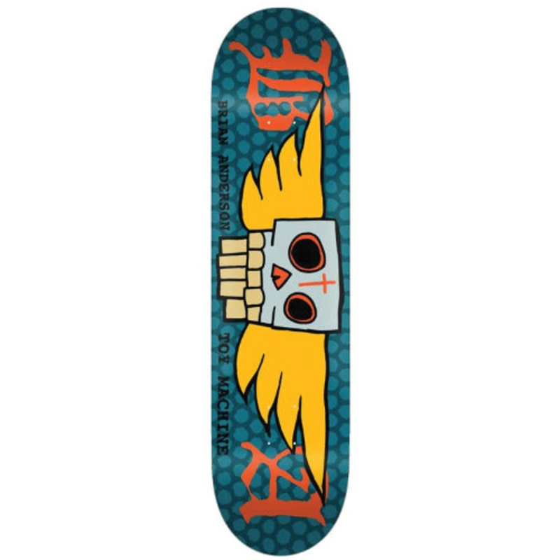 Toy Machine Brian Anderson Bad Ass Skateboard Deck 8.5 8.5″