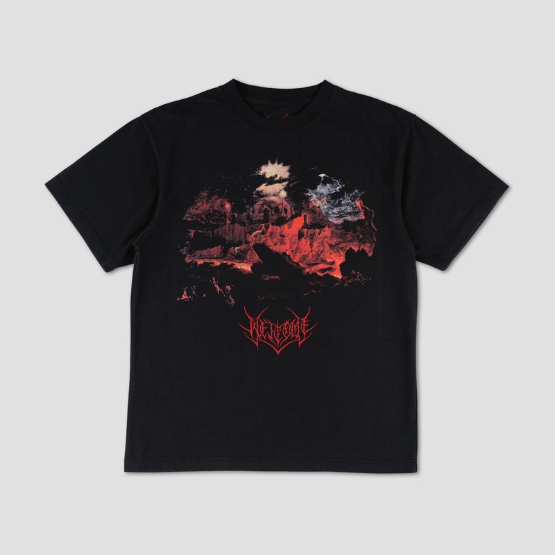 Welcome Aldous T-Shirt Black Small