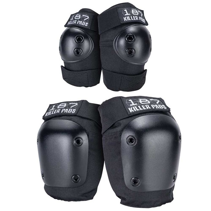 187 Killer Pads Knee & Elbow Pads Combo Pack X-Small/Small Black