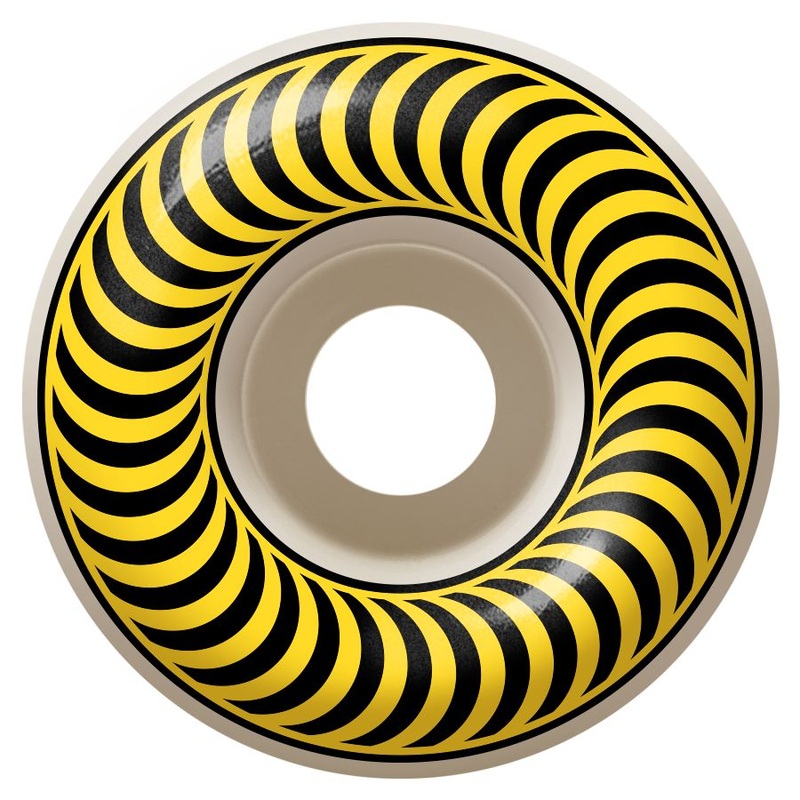 55mm Formula Four Classic Yellow 99a Skateboard Wheel 55mm