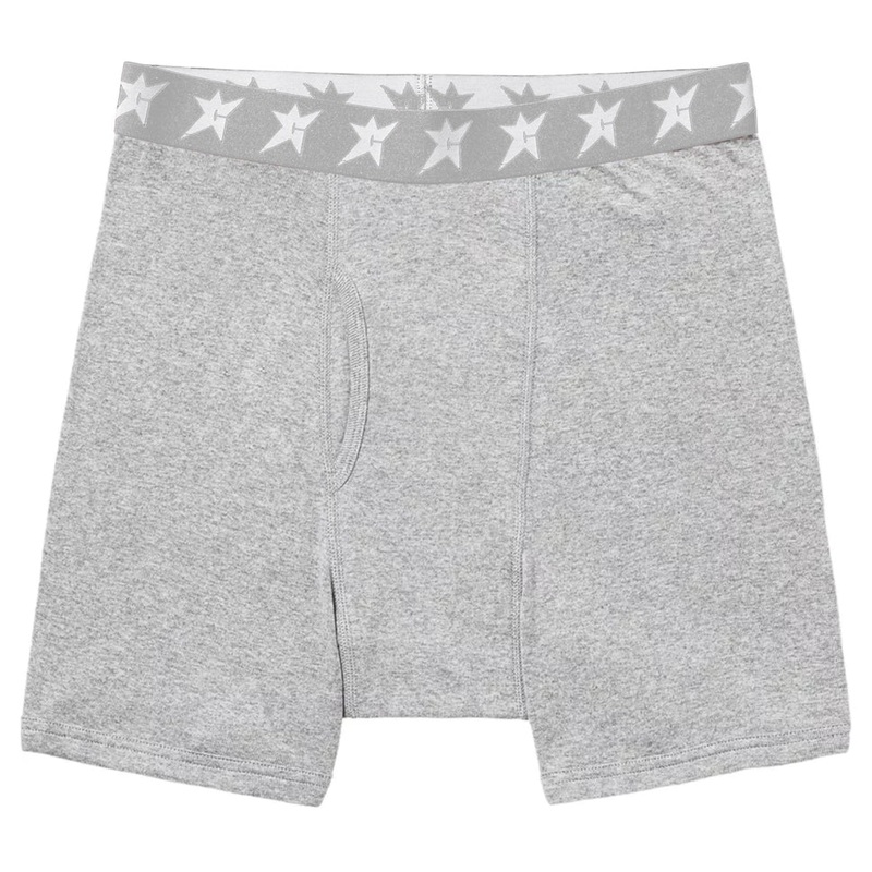 Carpet Company Grey 3 Pack C Star Boxer Briefs Grey Small