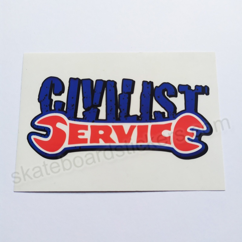Civilist Skateboard Sticker