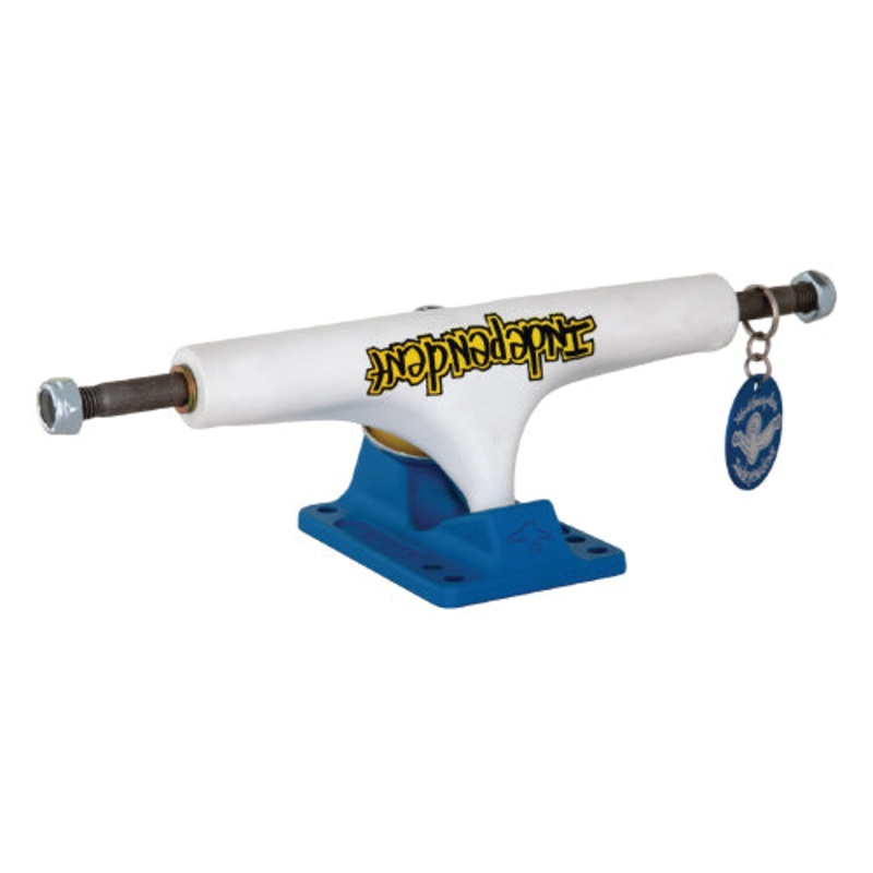 Independent Gonz Stage 4 Flat White/Blue Standard Trucks (Set of 2) 146