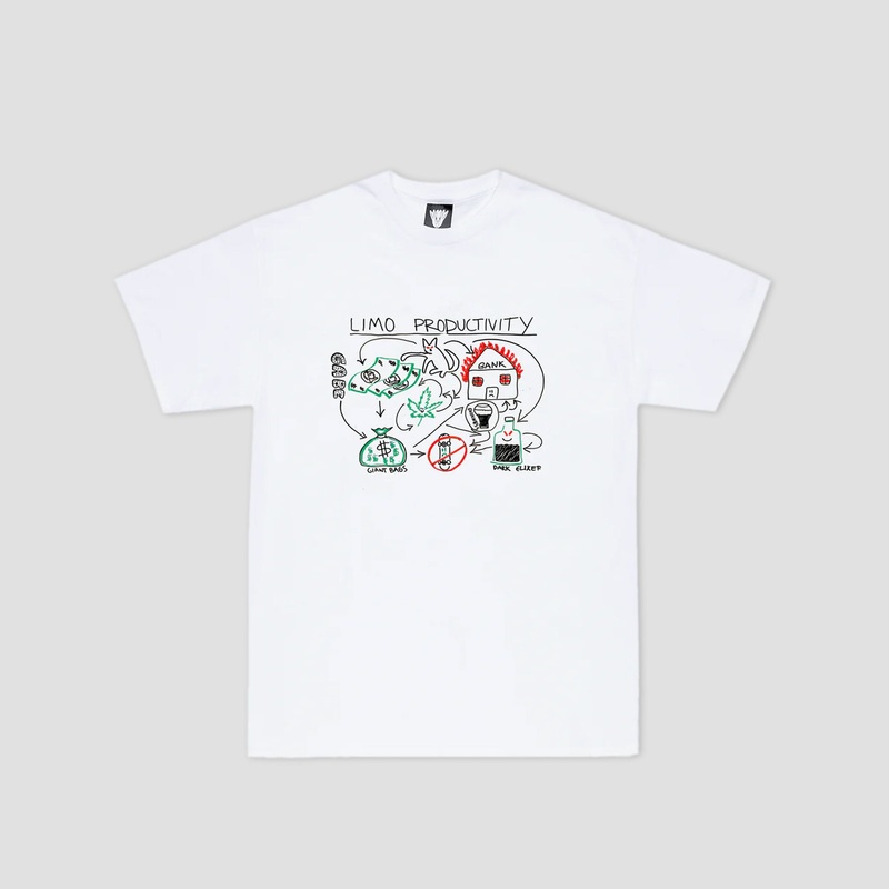 Limosine Productivity T-Shirt White Small