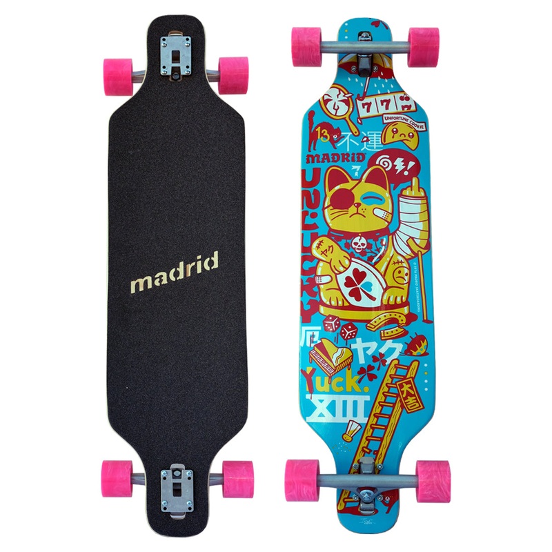 Madrid Trance Unlucky 40″ Complete Drop-Thru Skateboard