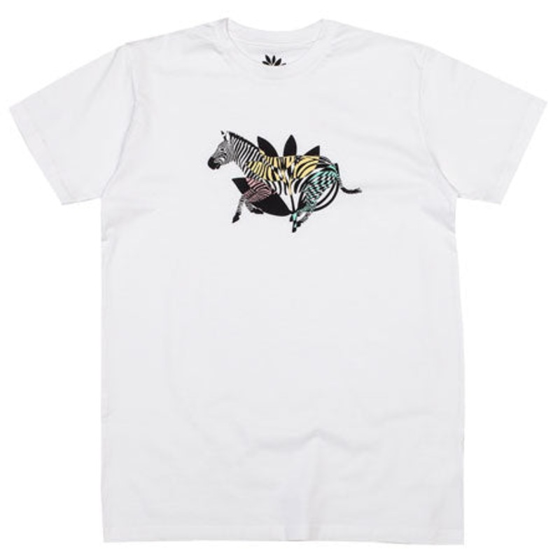 Magenta Zebra T Shirt White Small