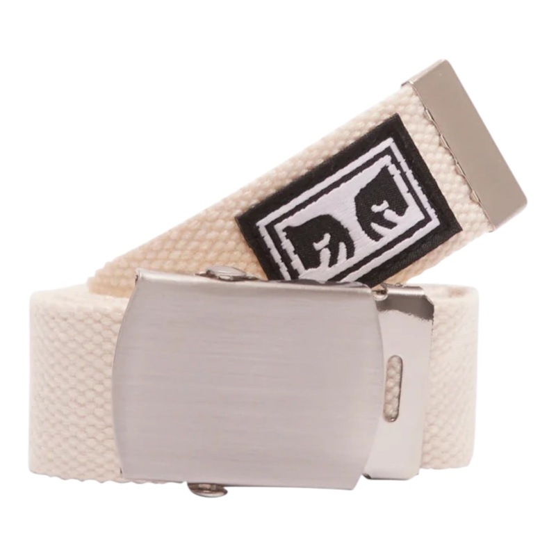 OBEY BIG BOY WEB BELT UNBLEACHED OS