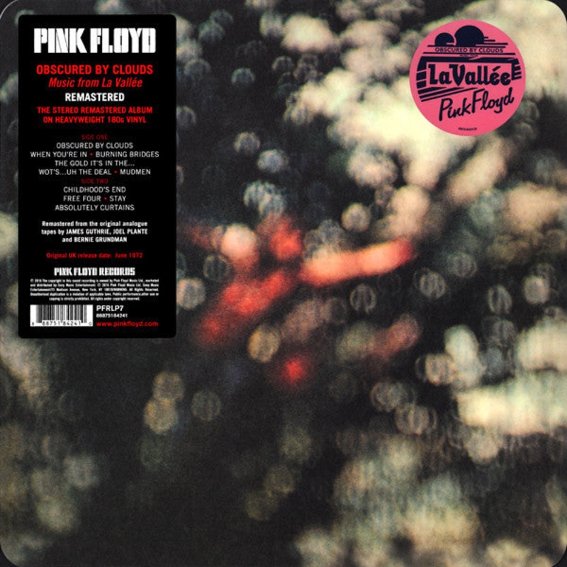 Pink Floyd  Obscured By Clouds 180G Vinyl LP Record