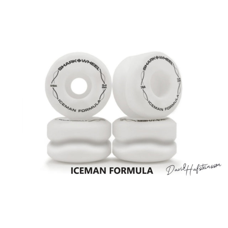 Shark Wheel – Pro Signature – 54mm 99a Street/Park Wheel Iceman Formula